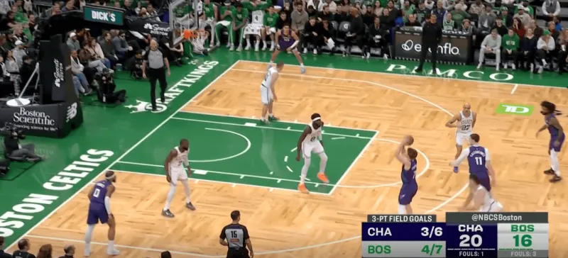 奇异果体育app-克尼普尔VS凯尔特人:多变有无球战术发起,高效贡献20分